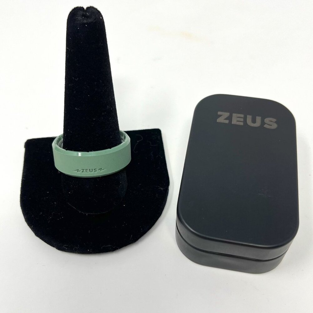 NEW in Box Groove Life Men's Ring Zeus Edge Mist Green Size 13 Flexible Silicone